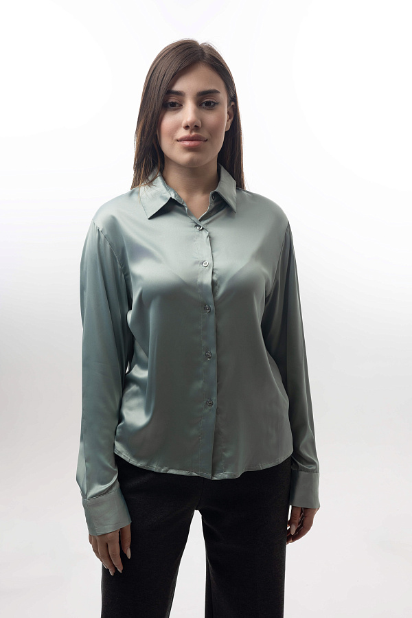 Женская рубашка длинный рукав